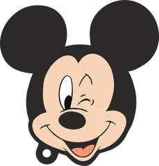 Black round eared mouse