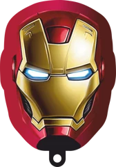 Red gold armoured mask