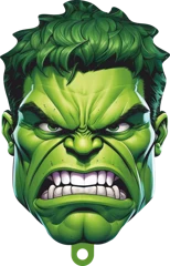 Green angry face
