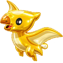 Yellow winged reptile