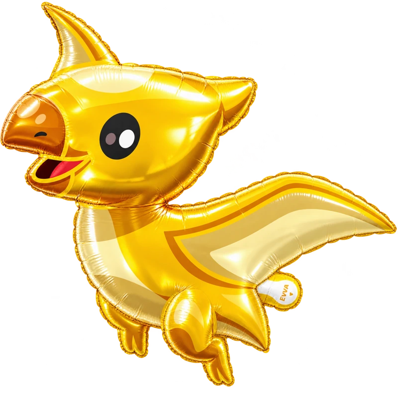Yellow winged reptile