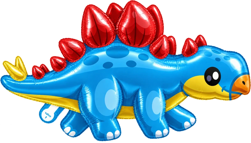 Blue plated dinosaur