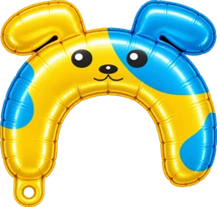 Blue yellow dog