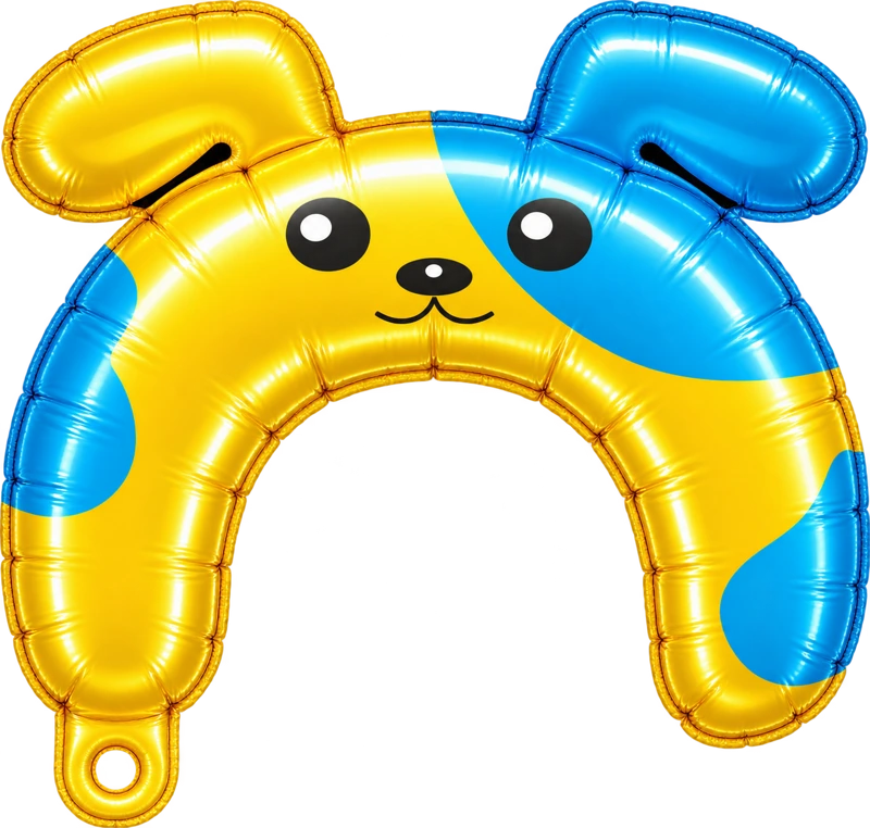 Blue yellow dog