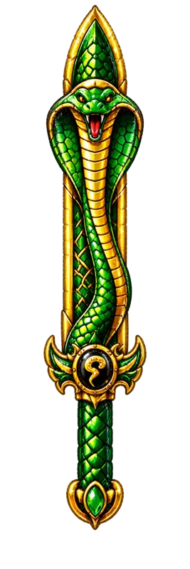 Green snake pattern