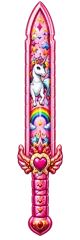 Pink unicorn pattern