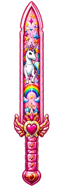 Pink unicorn pattern